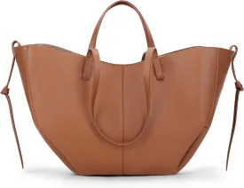 Juoxeepy Work Bag Faux Leather Tote Bag for Women Trendy Handbag Purse Fall Shoulder Bag with Magnetic Closure