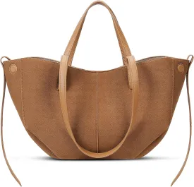 Juoxeepy Work Bag Faux Leather Tote Bag for Women Trendy Handbag Purse Fall Shoulder Bag with Magnetic Closure