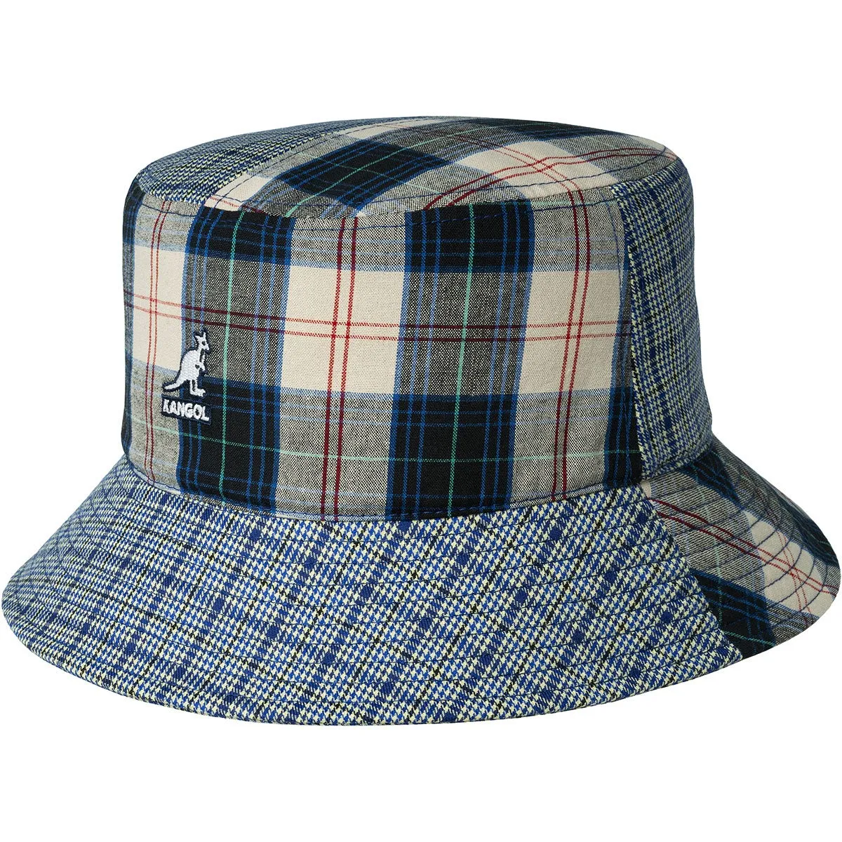 Kangol Plaid Mash-Up Plaid Bucket Hat