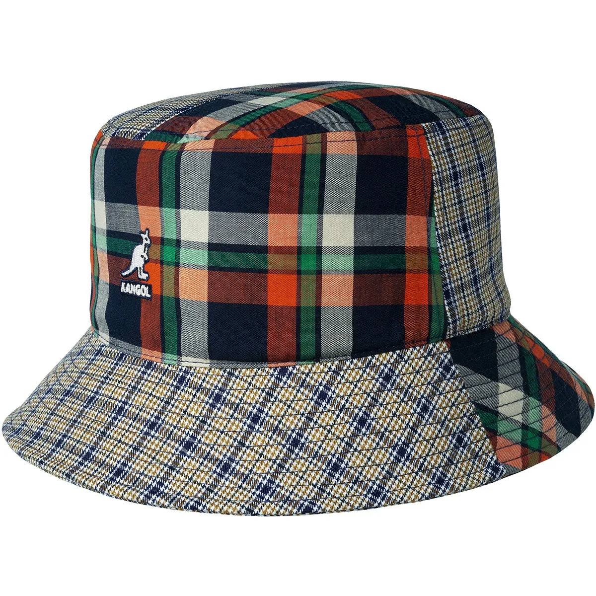 Kangol Plaid Mash-Up Plaid Bucket Hat