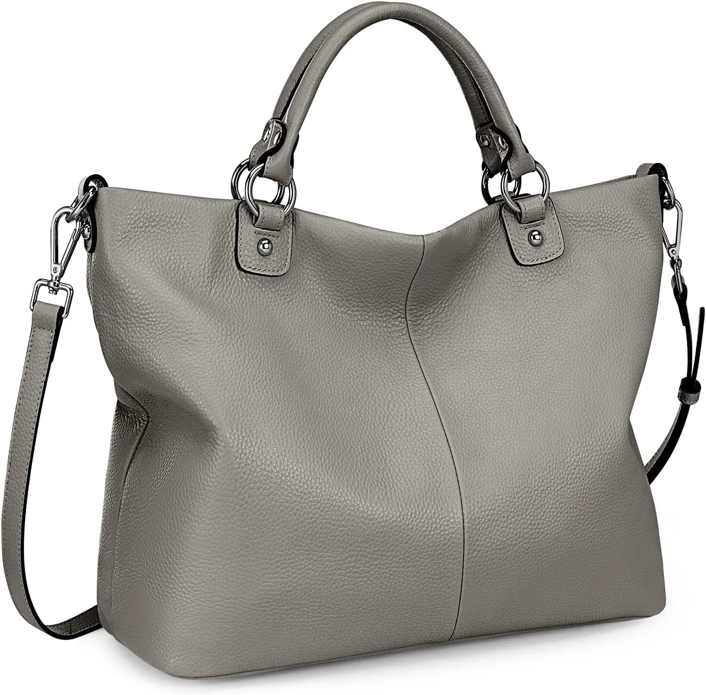 Kattee Women's Soft Leather Tote Bag, Top Satchel Purses and Handbags