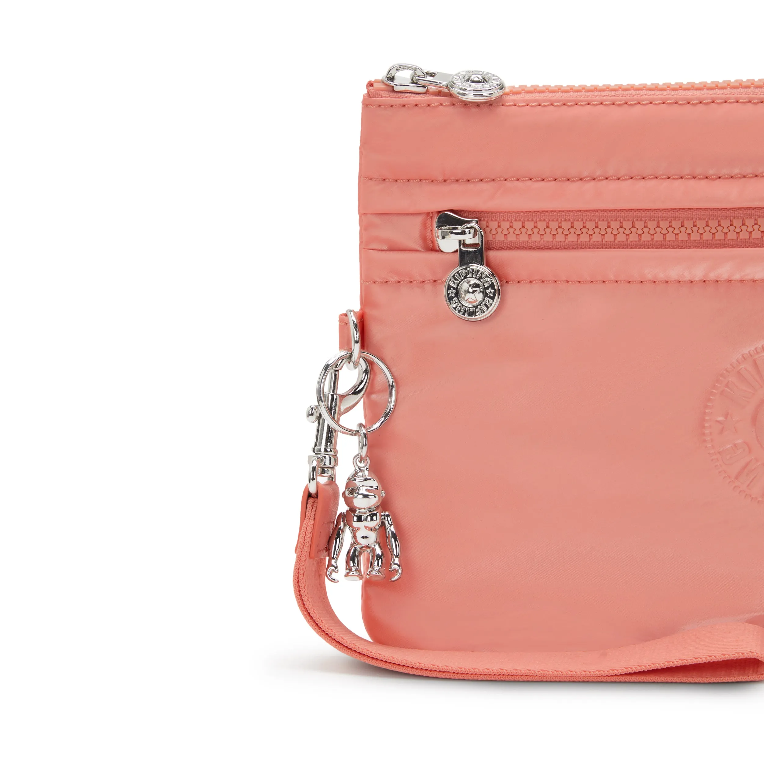 Kipling Fancy Peach Glam Large Flat Pouch C2I4806-S7W