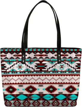 Leather Tote Bag for Women Handbags Laptop Shoulder Bag Large Tote Purse for Work Shopping Travel