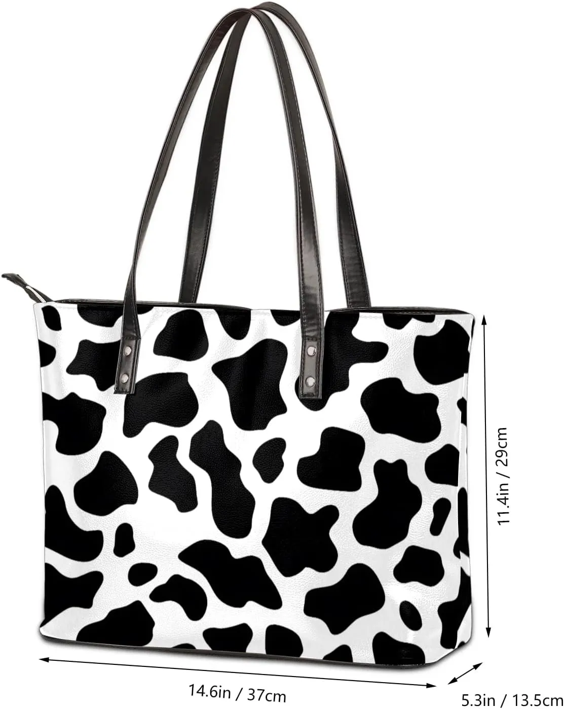 Leather Tote Bag for Women Handbags Laptop Shoulder Bag Large Tote Purse for Work Shopping Travel