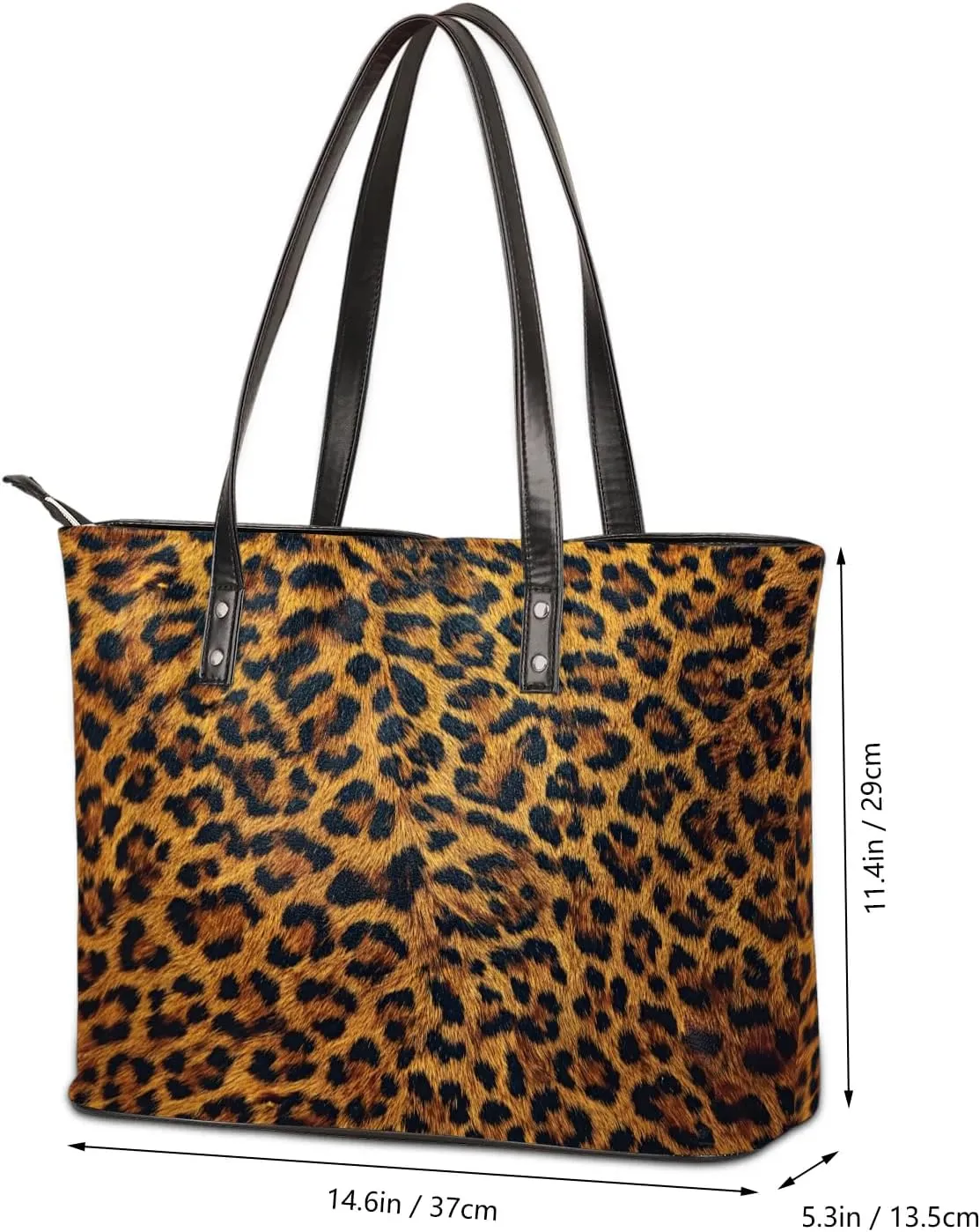 Leather Tote Bag for Women Handbags Laptop Shoulder Bag Large Tote Purse for Work Shopping Travel