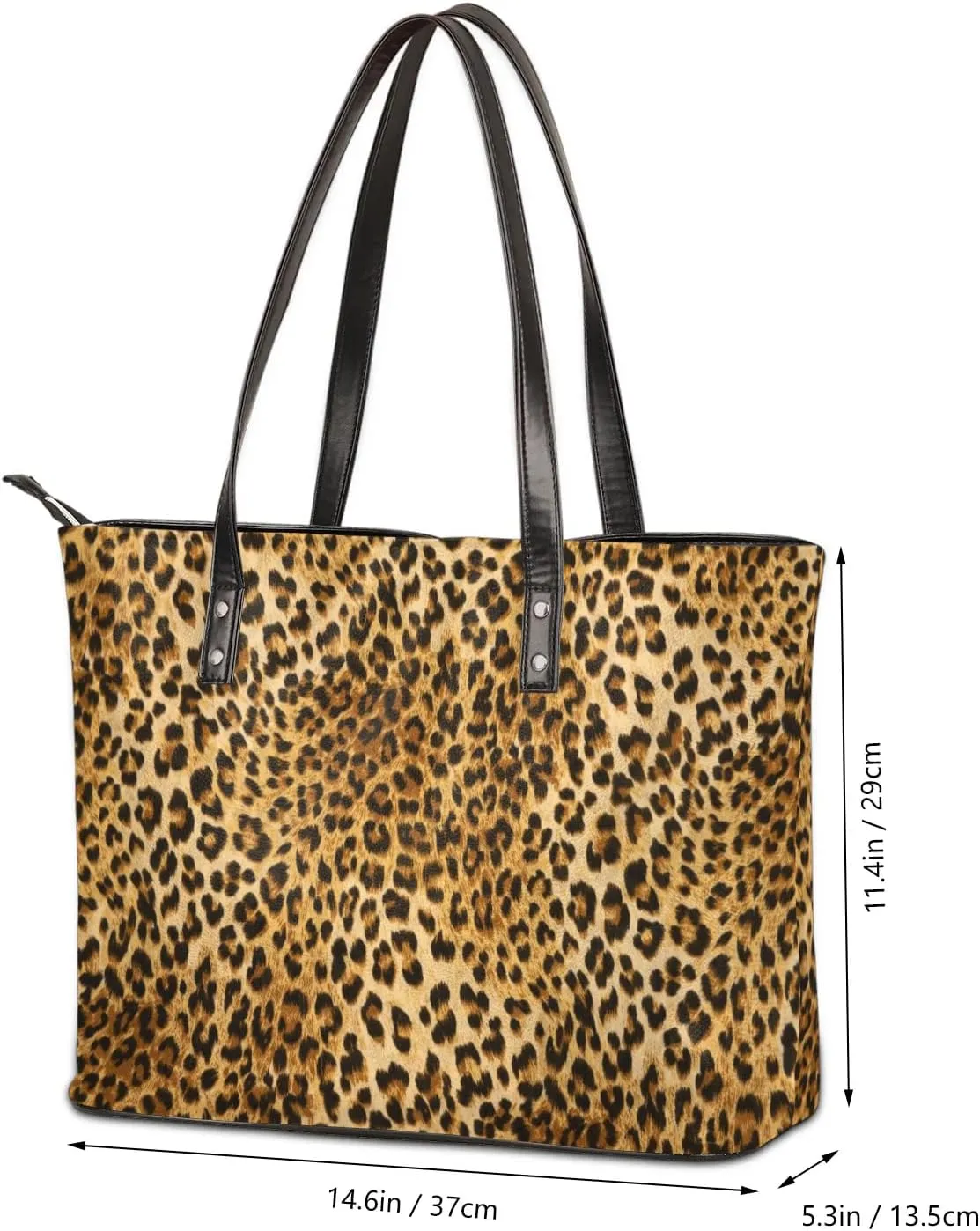 Leather Tote Bag for Women Handbags Laptop Shoulder Bag Large Tote Purse for Work Shopping Travel