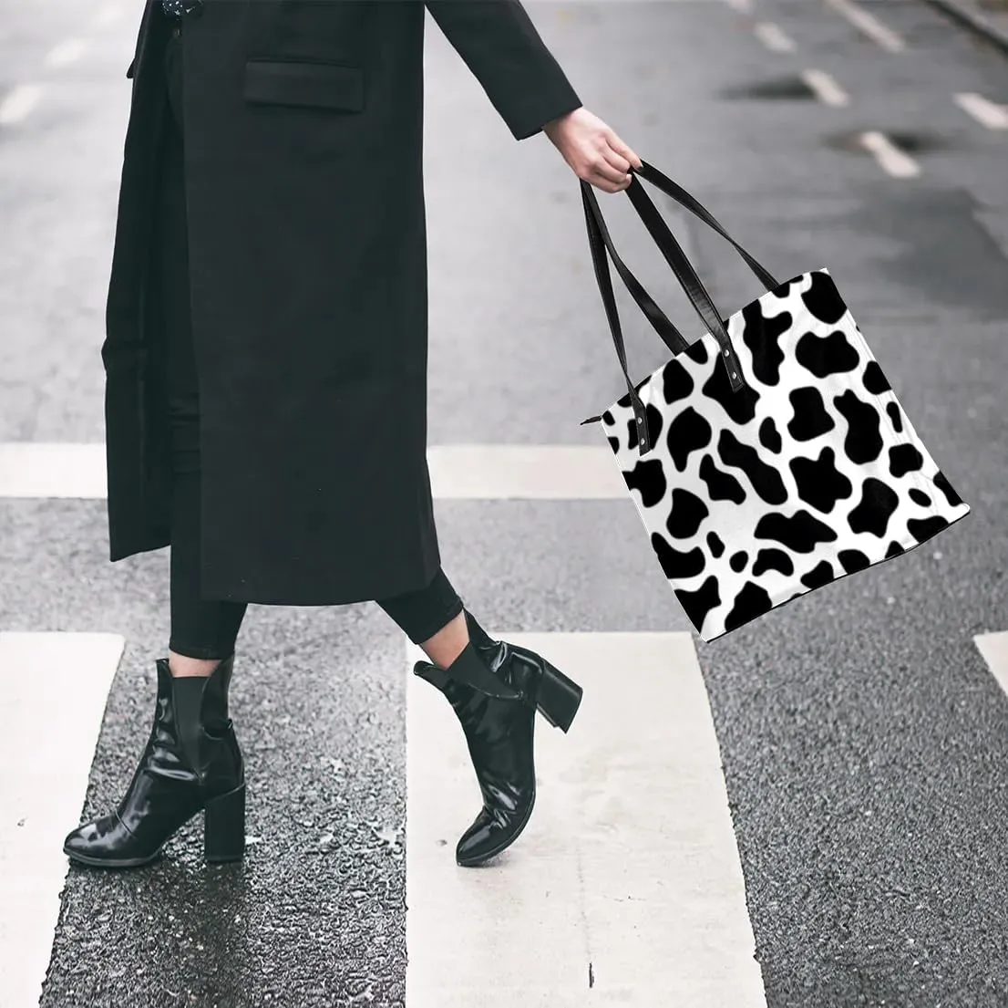 Leather Tote Bag for Women Handbags Laptop Shoulder Bag Large Tote Purse for Work Shopping Travel