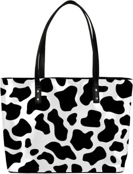 Leather Tote Bag for Women Handbags Laptop Shoulder Bag Large Tote Purse for Work Shopping Travel