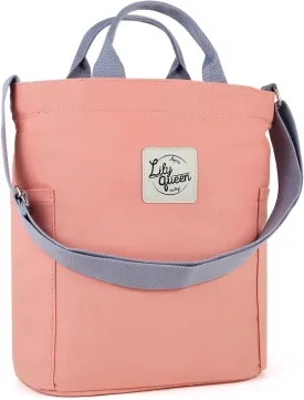 Lily queen Women Canvas Tote Handbags Casual Shoulder Work Bag Crossbody