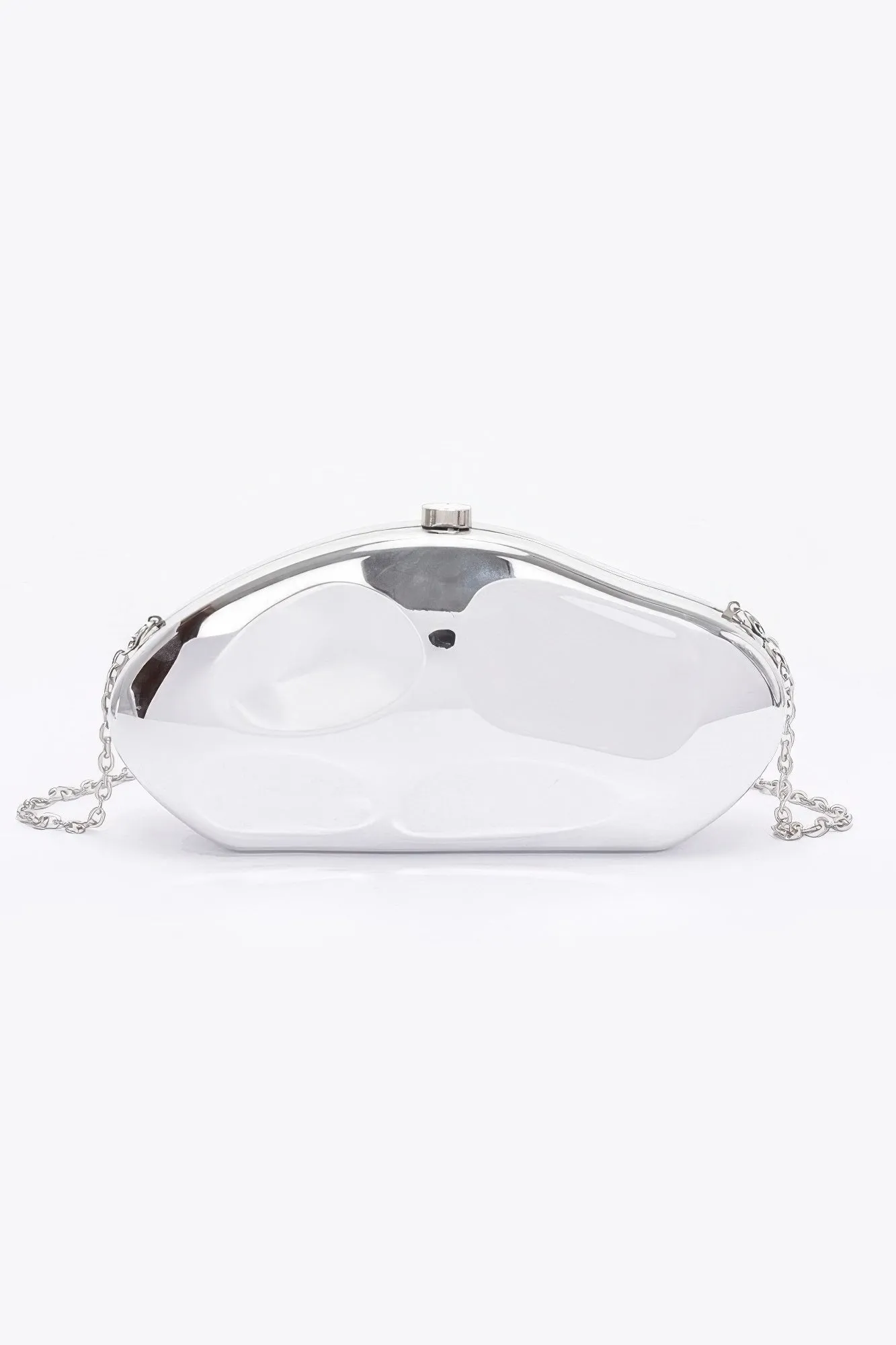 Metallic Plastic Party Clutch
