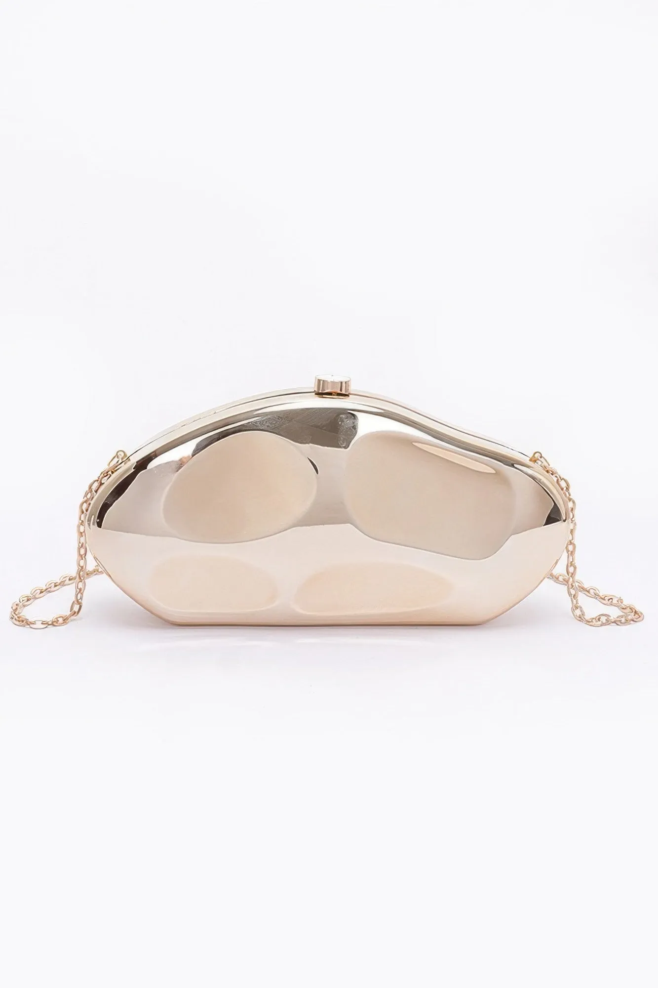 Metallic Plastic Party Clutch