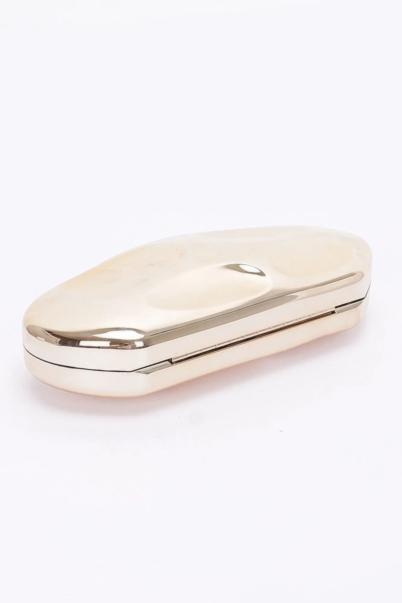 Metallic Plastic Party Clutch
