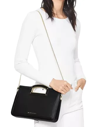 Michael Michael Kors Berkley Legacy Leather Clutch