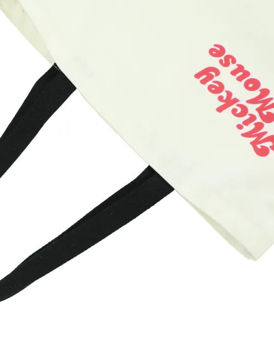 Mickey Mouse - DIS342 Canvas Shopper - White/Black