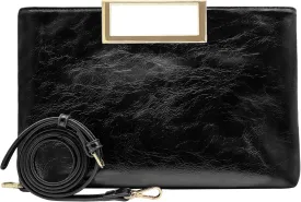 Milisente Clutch Purses for Women Formal Casual Sparkly PU Leather Handbag Purse with Handle for Prom Cocktail Wedding