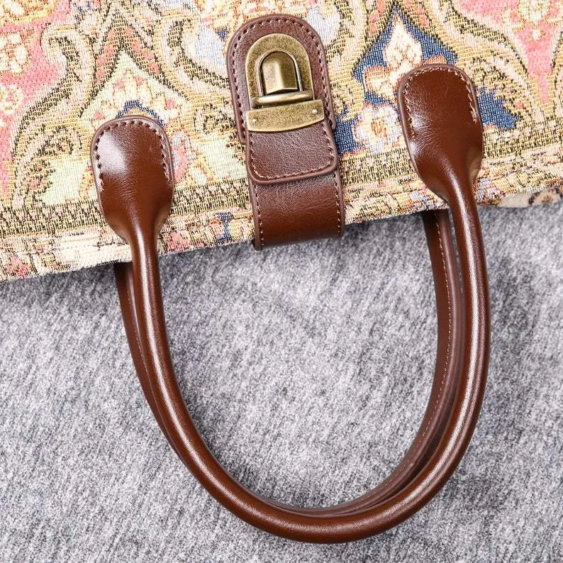 Mini Carpet Tote Golden Age Pink