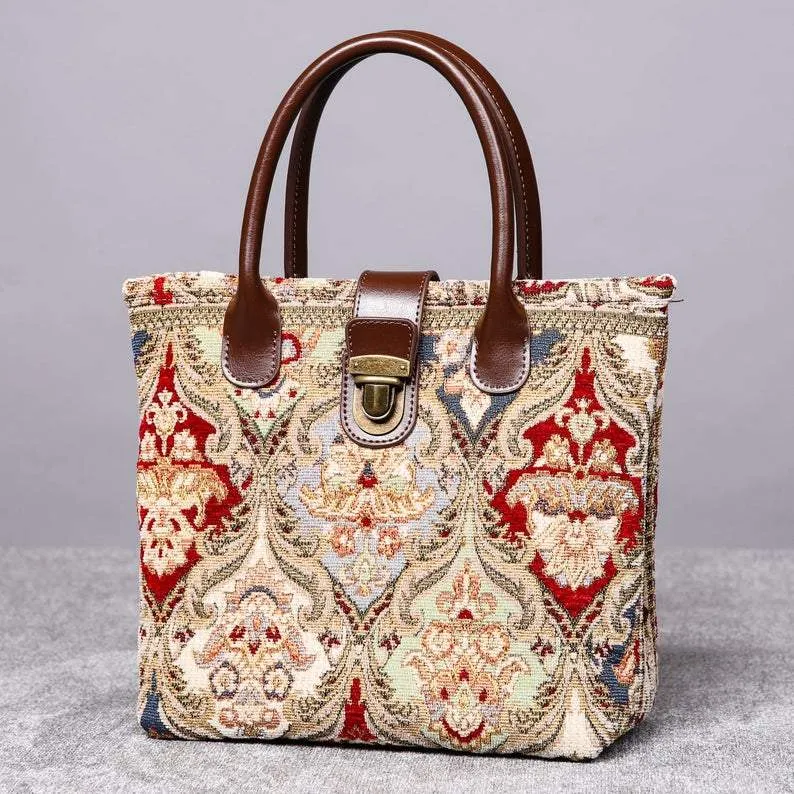 Mini Carpet Tote Golden Age Wine
