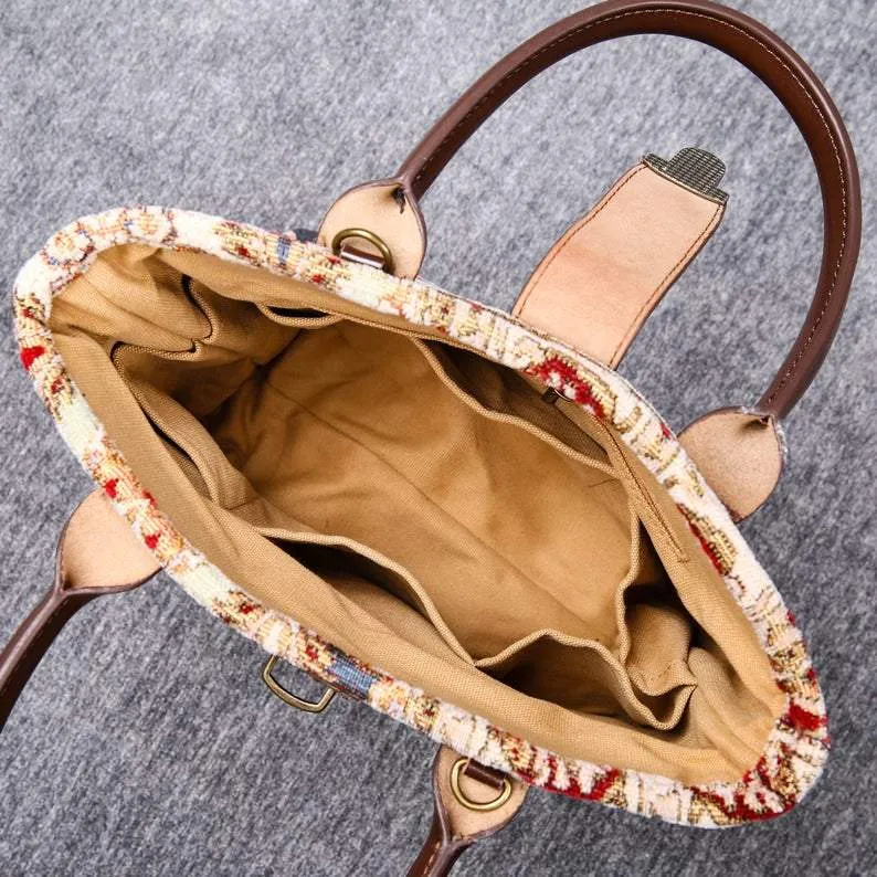 Mini Carpet Tote Golden Age Wine