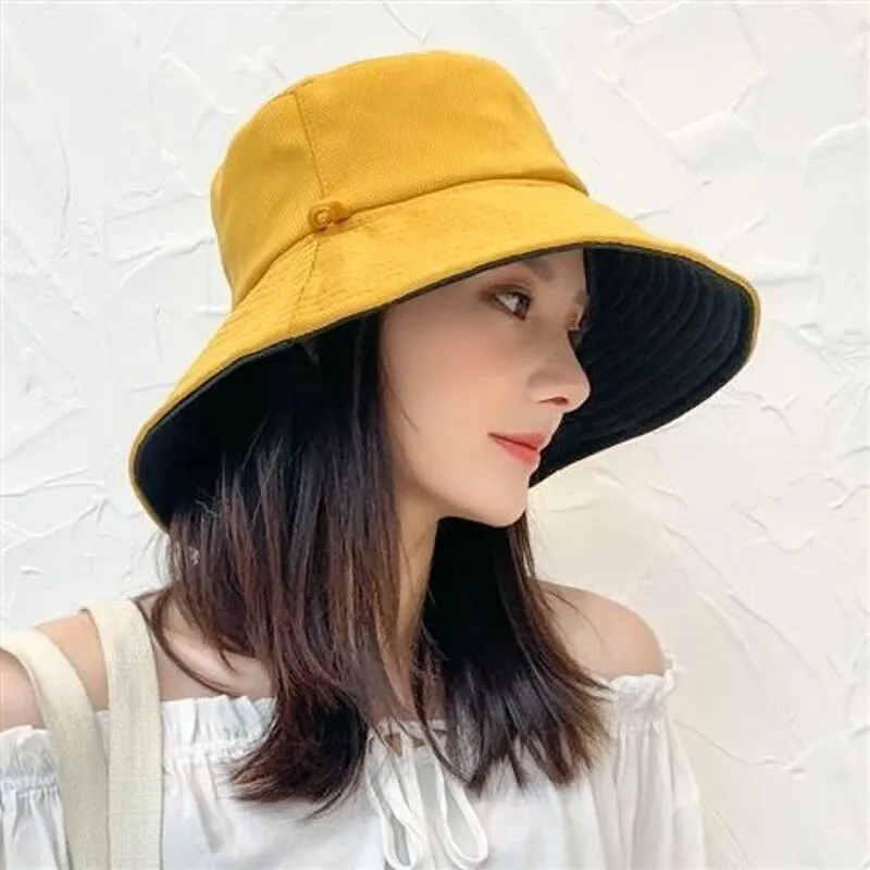 New Double-sided Foldable Bucket Hat
