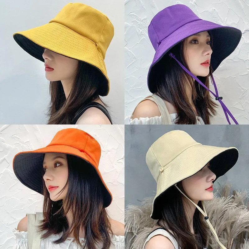 New Double-sided Foldable Bucket Hat
