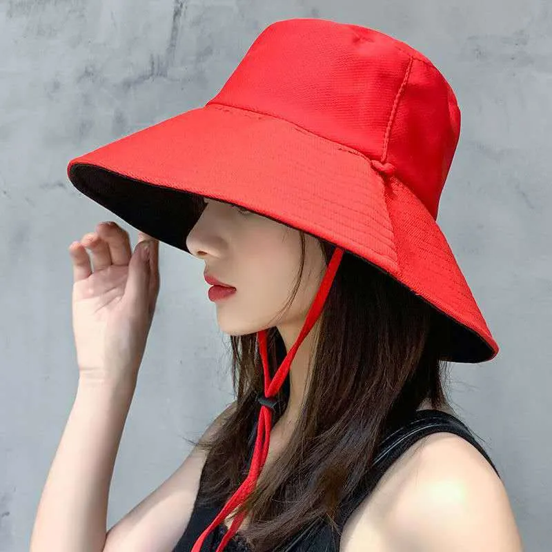 New Double-sided Foldable Bucket Hat