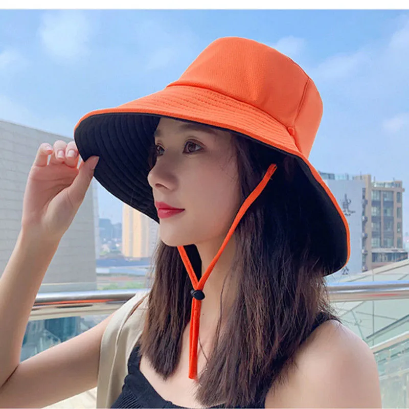 New Double-sided Foldable Bucket Hat