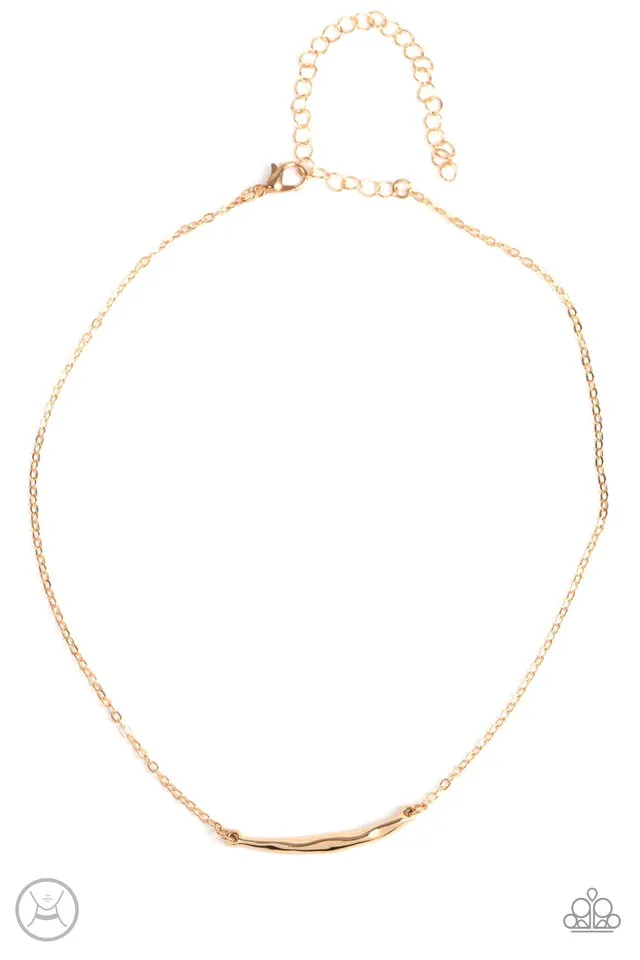 Paparazzi Necklace ~ Taking It Easy - Gold