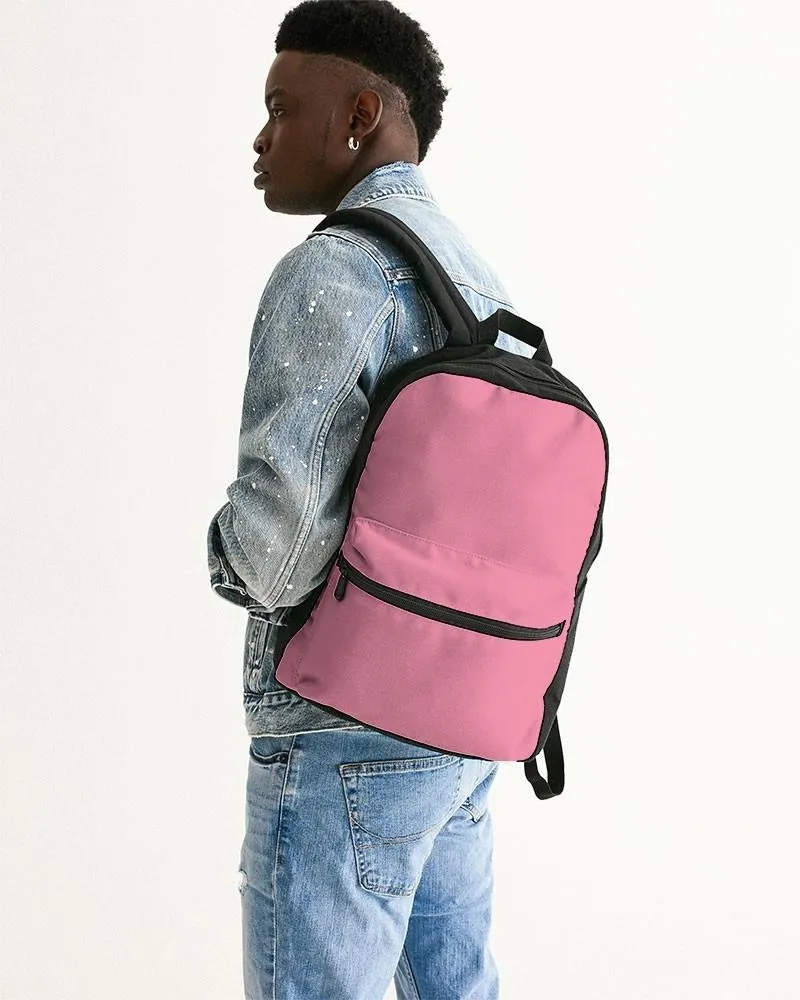 Pastel Cool Pink Canvas Backpack | Bright Pastel Cool Pink | C0M60Y15K0
