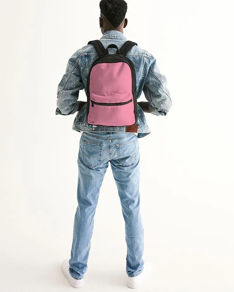 Pastel Cool Pink Canvas Backpack | Bright Pastel Cool Pink | C0M60Y15K0