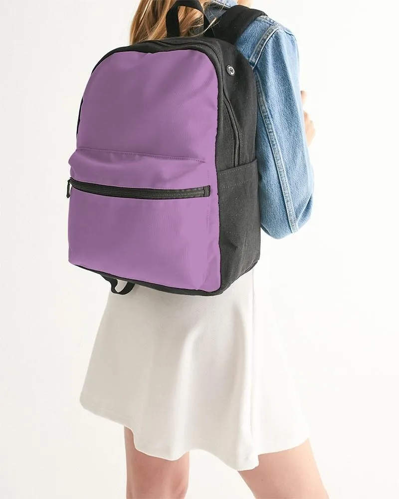 Pastel Purple Canvas Backpack | Bright Pastel Purple | C30M60Y0K0