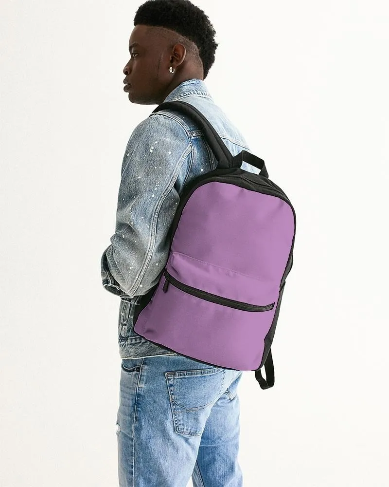 Pastel Purple Canvas Backpack | Bright Pastel Purple | C30M60Y0K0