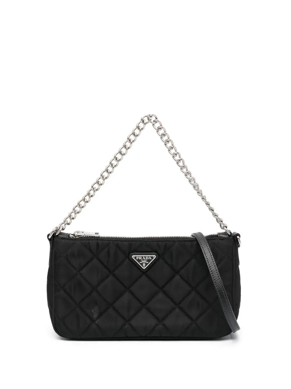 PRADA NYLON TESSUTO IMPUNTU QUILTED CROSSBODY BAG