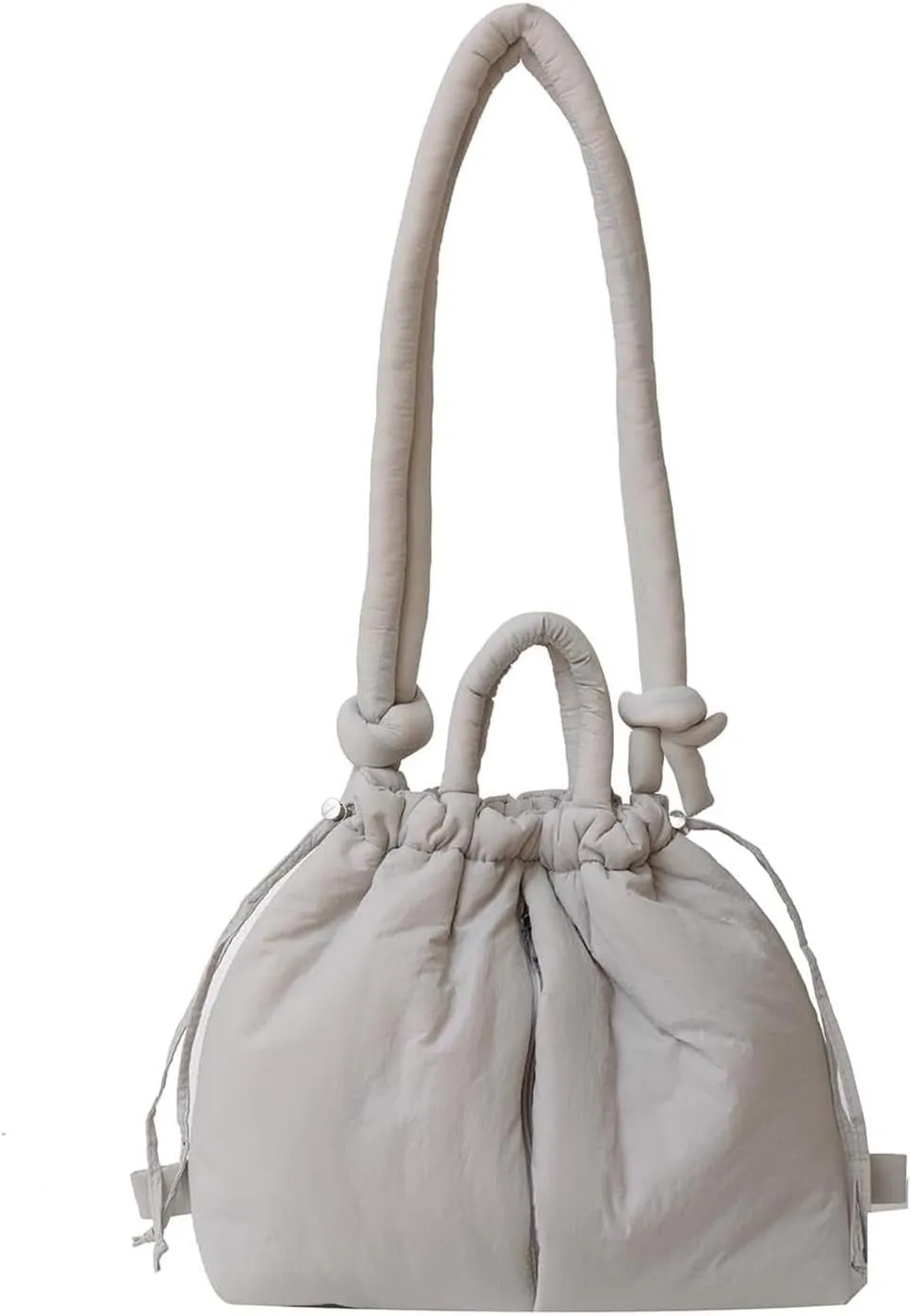 Puffer Convertible Backpack Purse for Women Fashion Crossbody Bag Multipurpose Casual Handbag