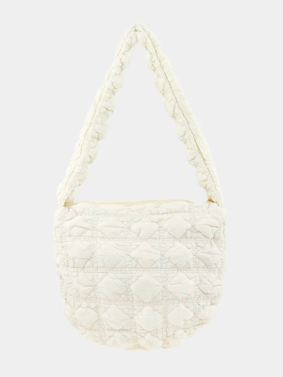 Puffer quilted crossbody bag