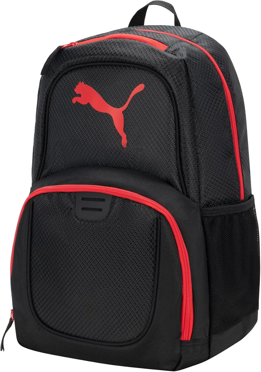 PUMA Contender Backpack, Black/Bright Red, One Size