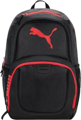 PUMA Contender Backpack, Black/Bright Red, One Size