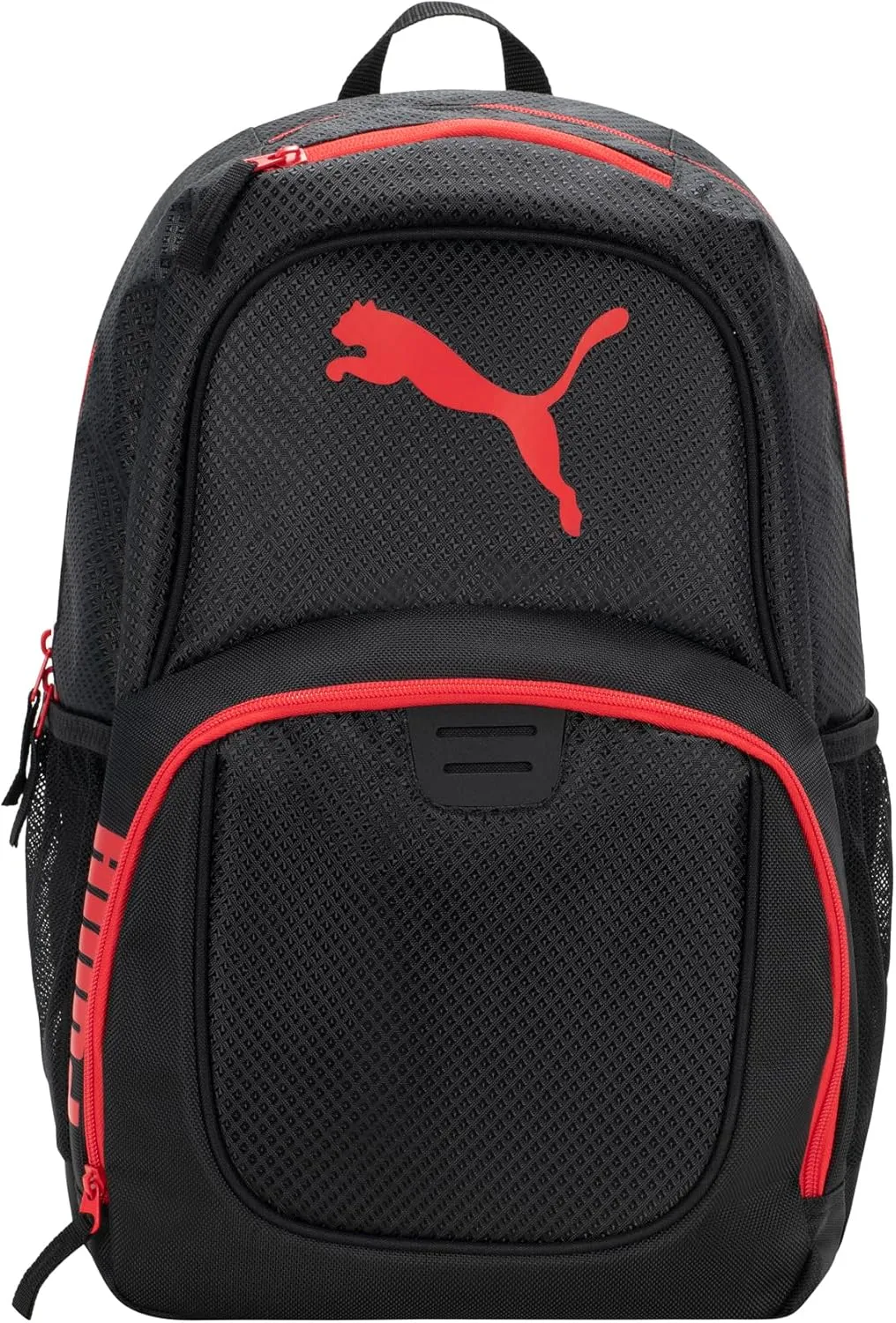 PUMA Contender Backpack, Black/Bright Red, One Size