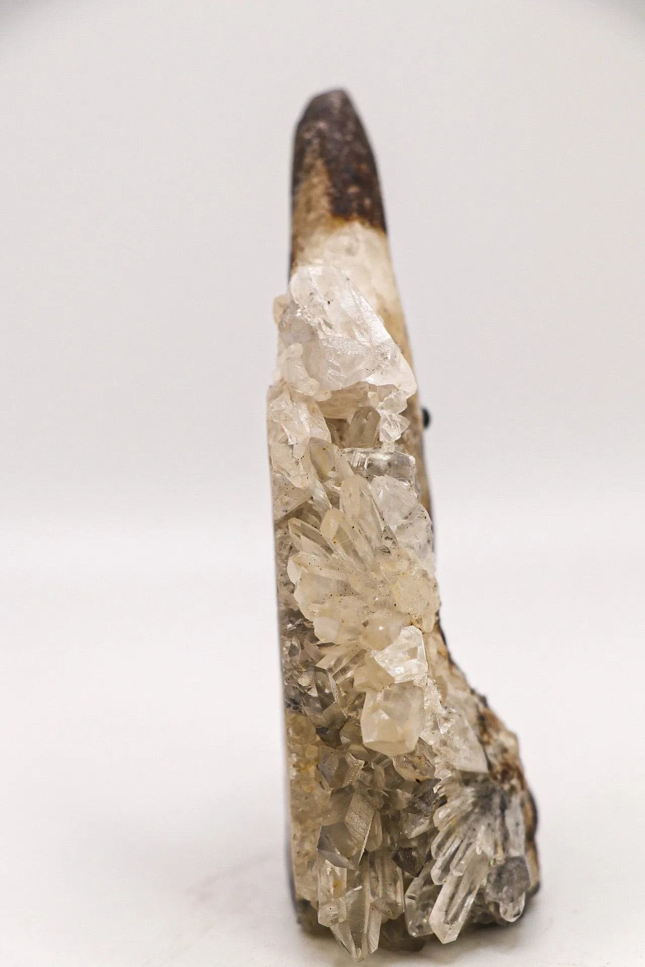 Quartz Point Cluster Crescent Moon