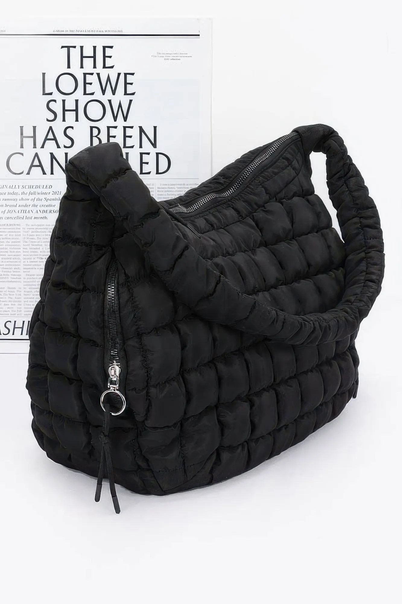 Quilted Chic Padded Crossbody Bag