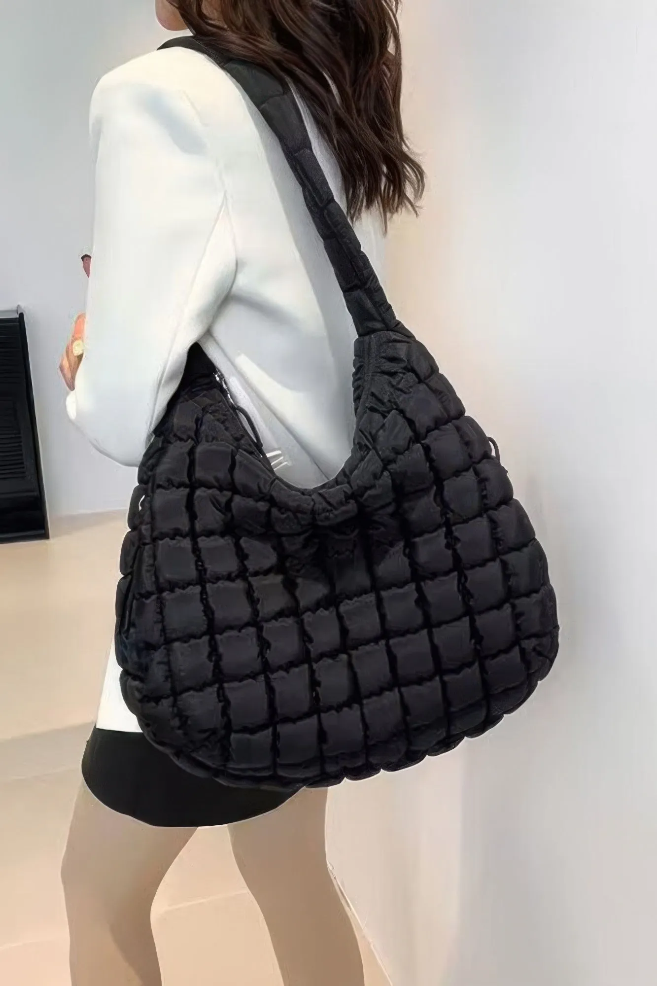 Quilted Chic Padded Crossbody Bag