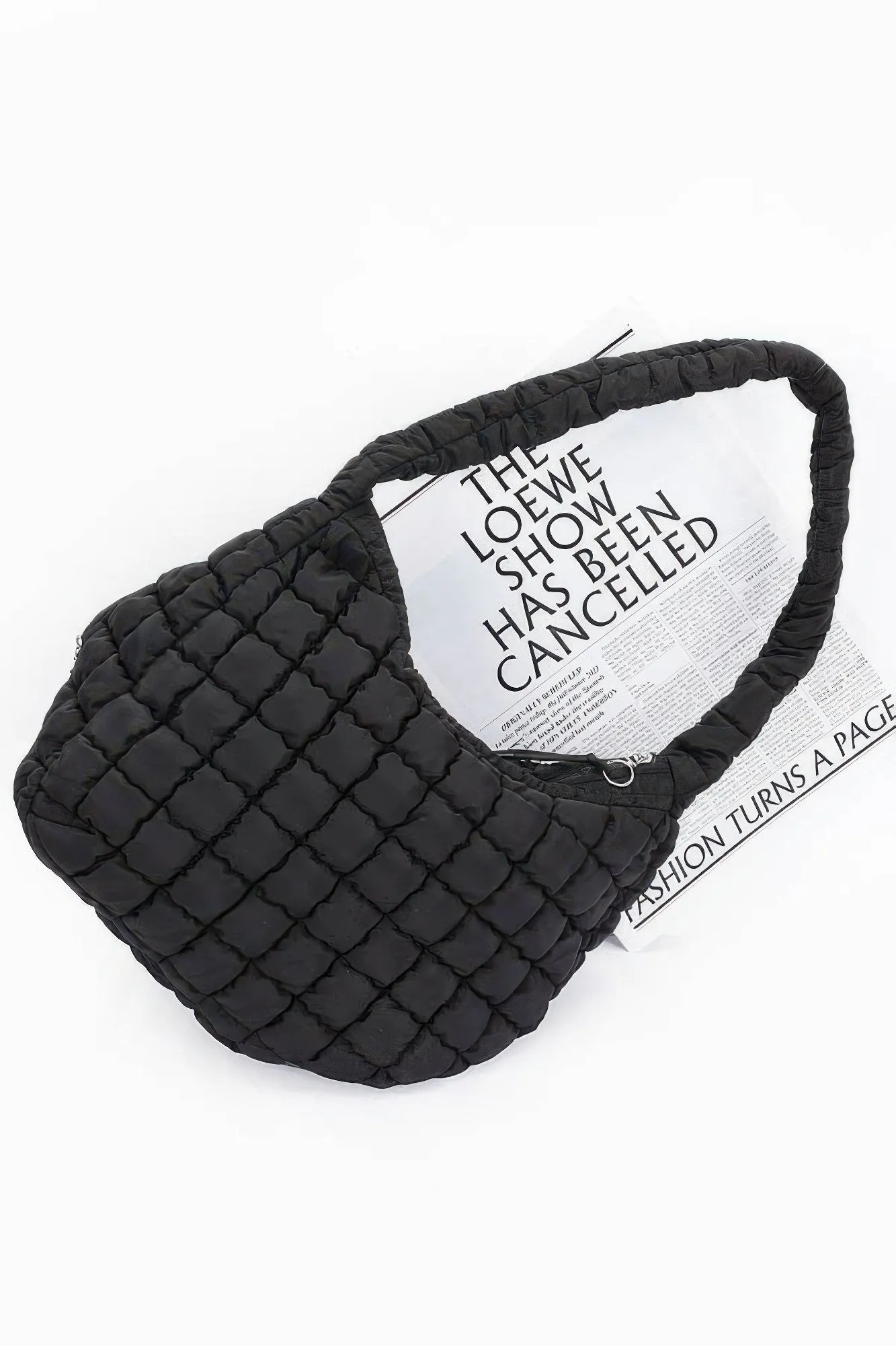 Quilted Chic Padded Crossbody Bag