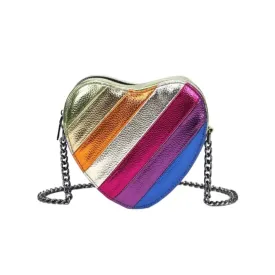Rainbow Heart Purse by Lola   The Boys