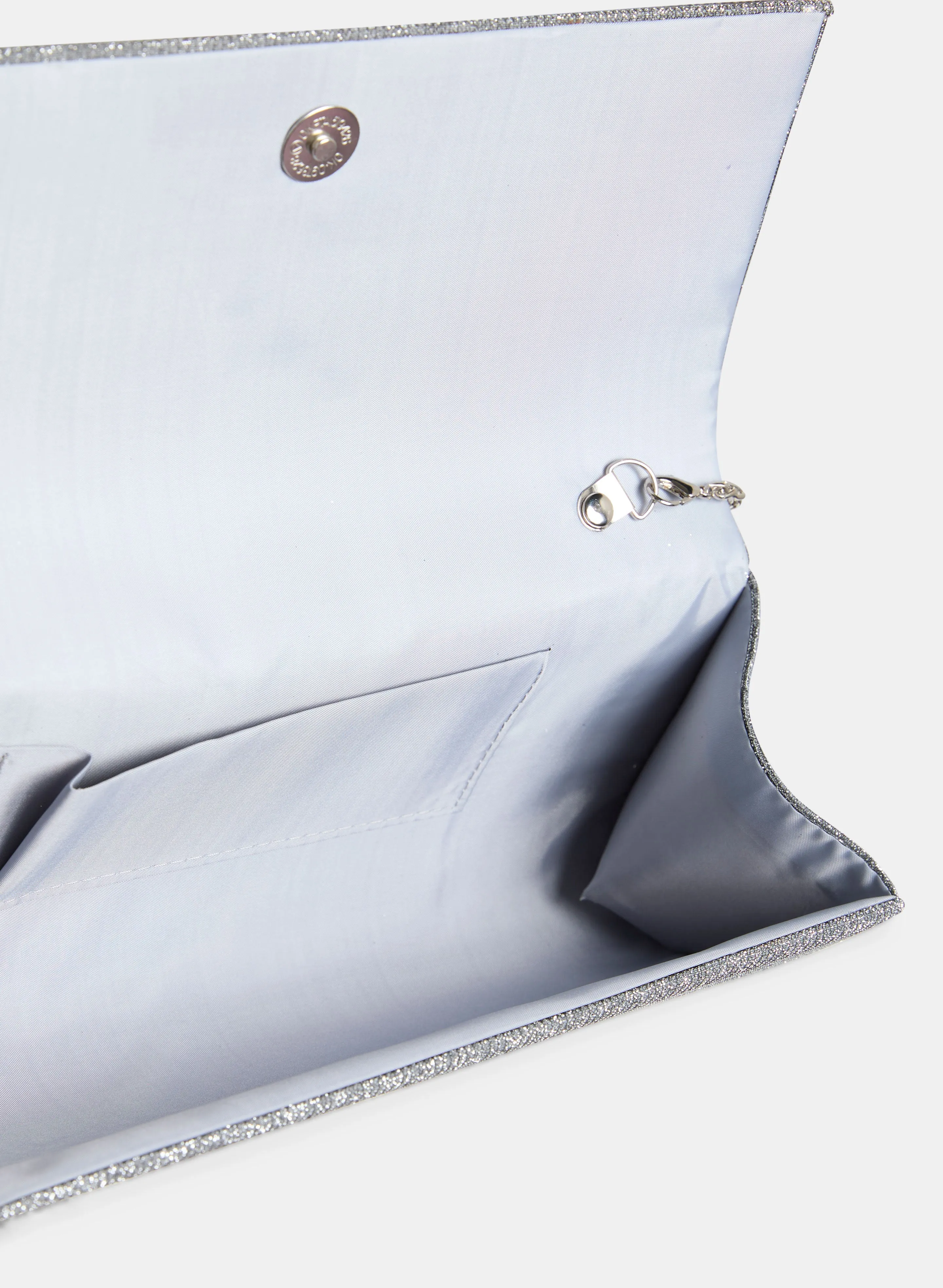 Rectangular Glitter Clutch