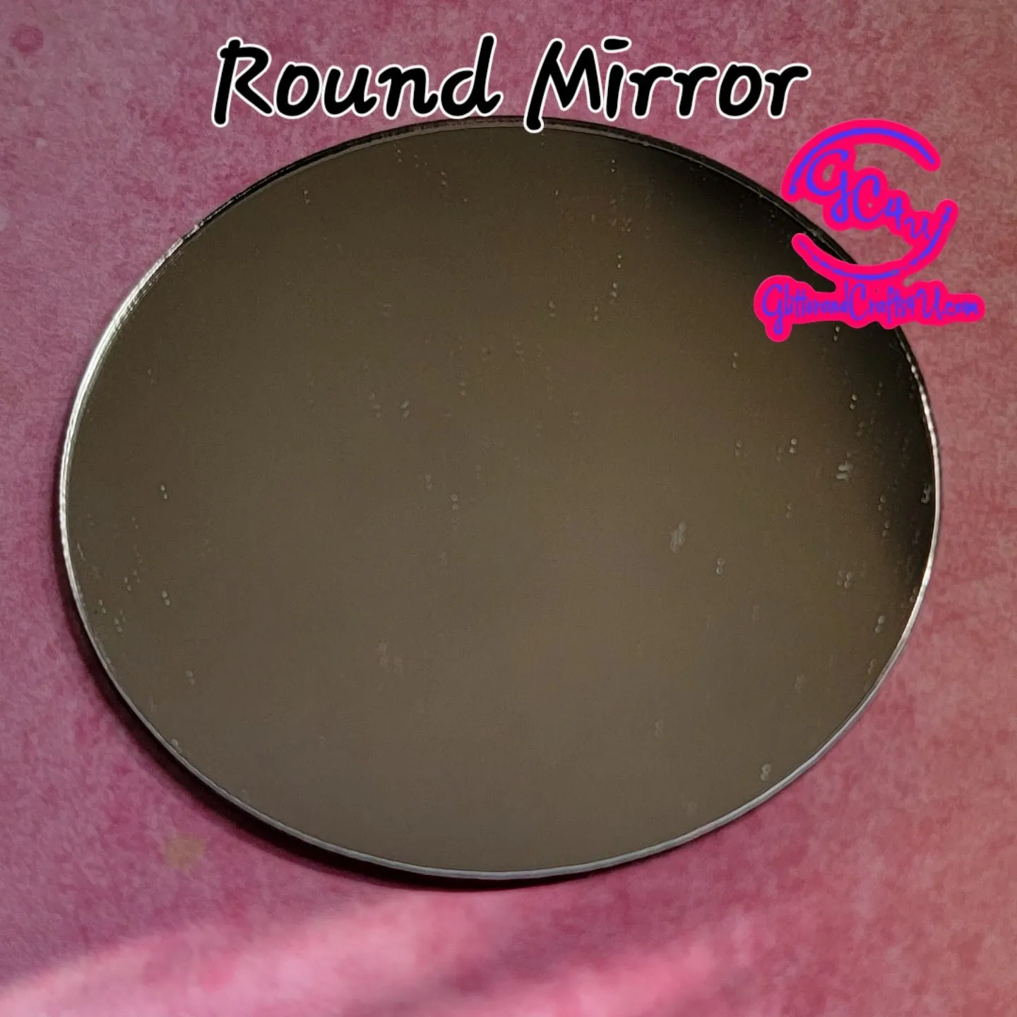 Round Tufted Style Compact Mold - Mirror