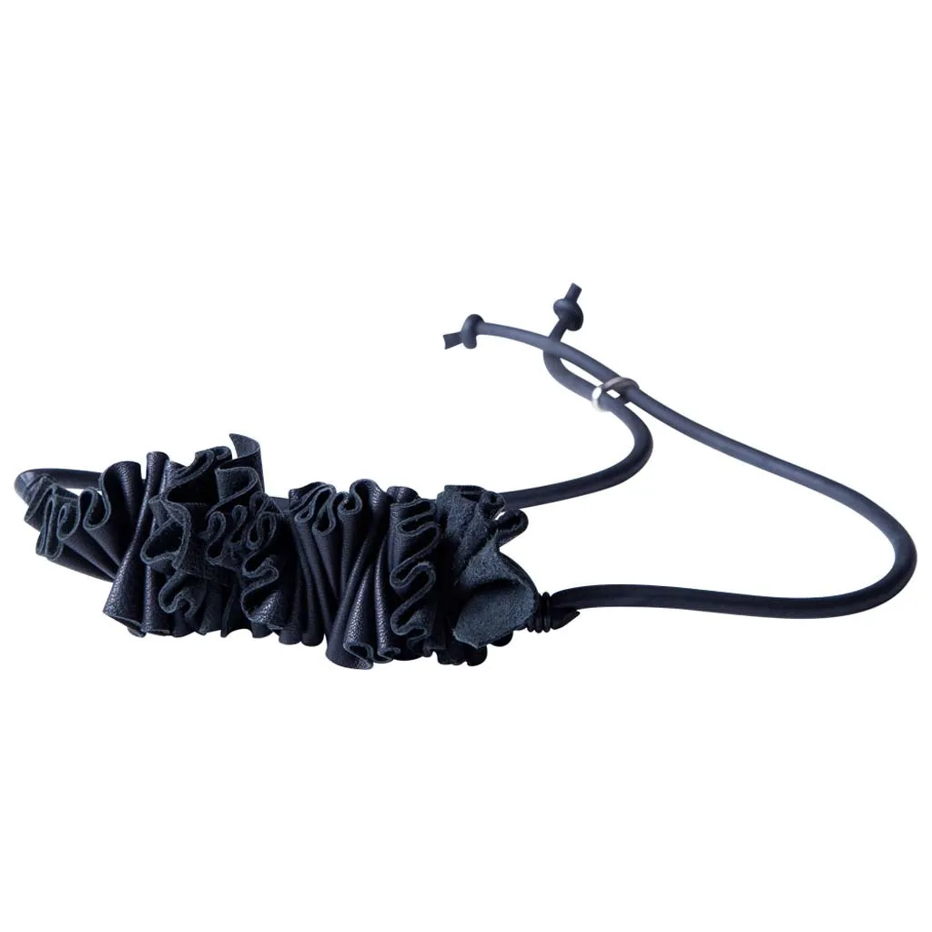 ruffle necklace