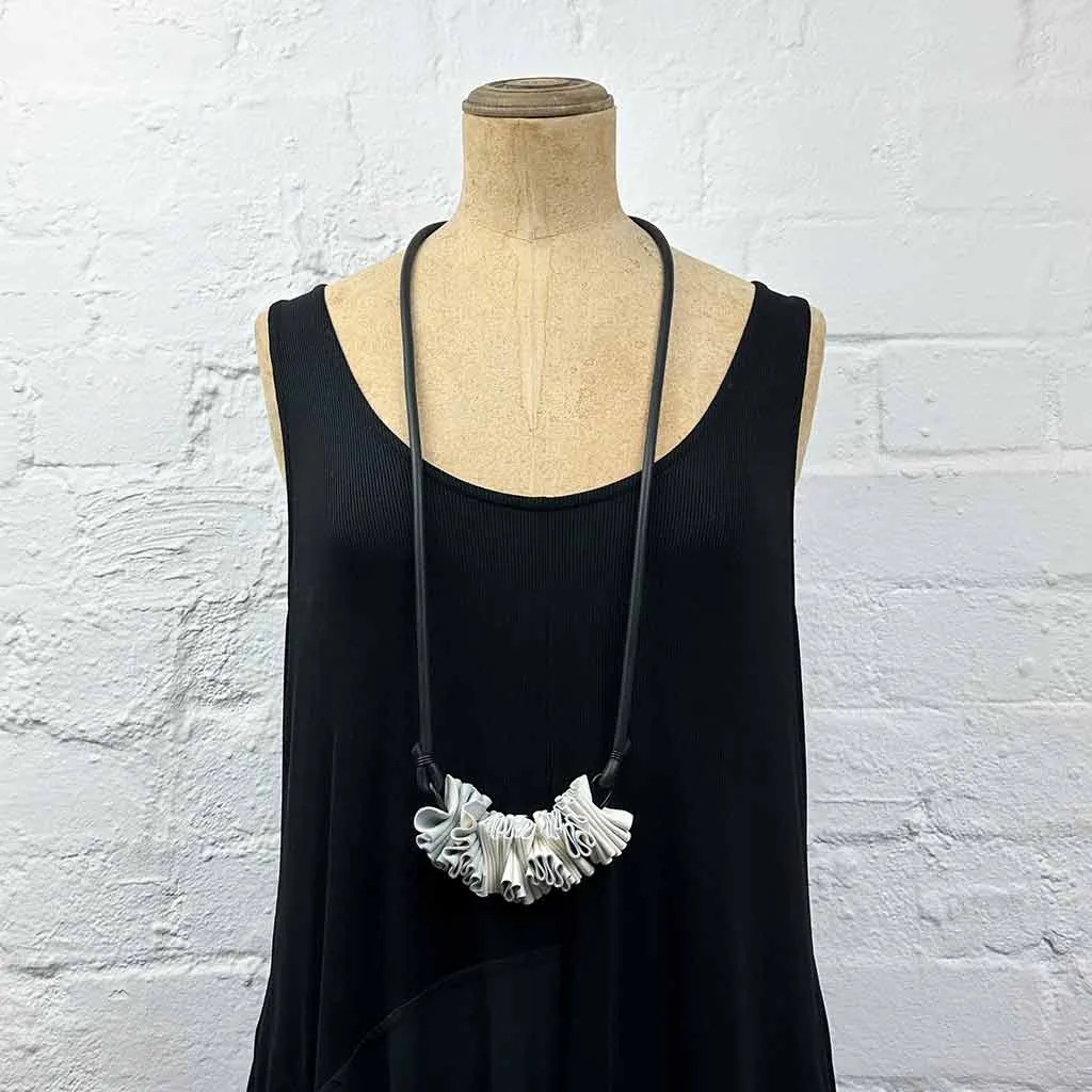 ruffle necklace