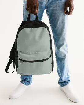 Shaded Pale Green Gray Canvas Backpack | C10M0Y10K30