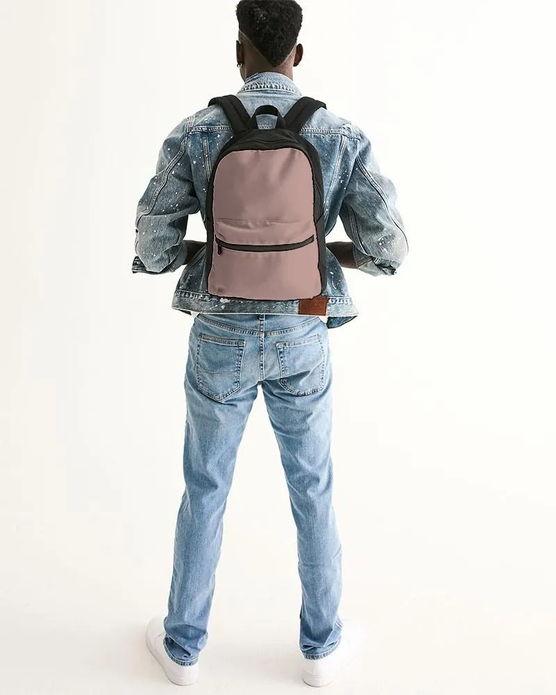 Shaded Pale Pastel Red Brown Canvas Backpack | C0M30Y22K30