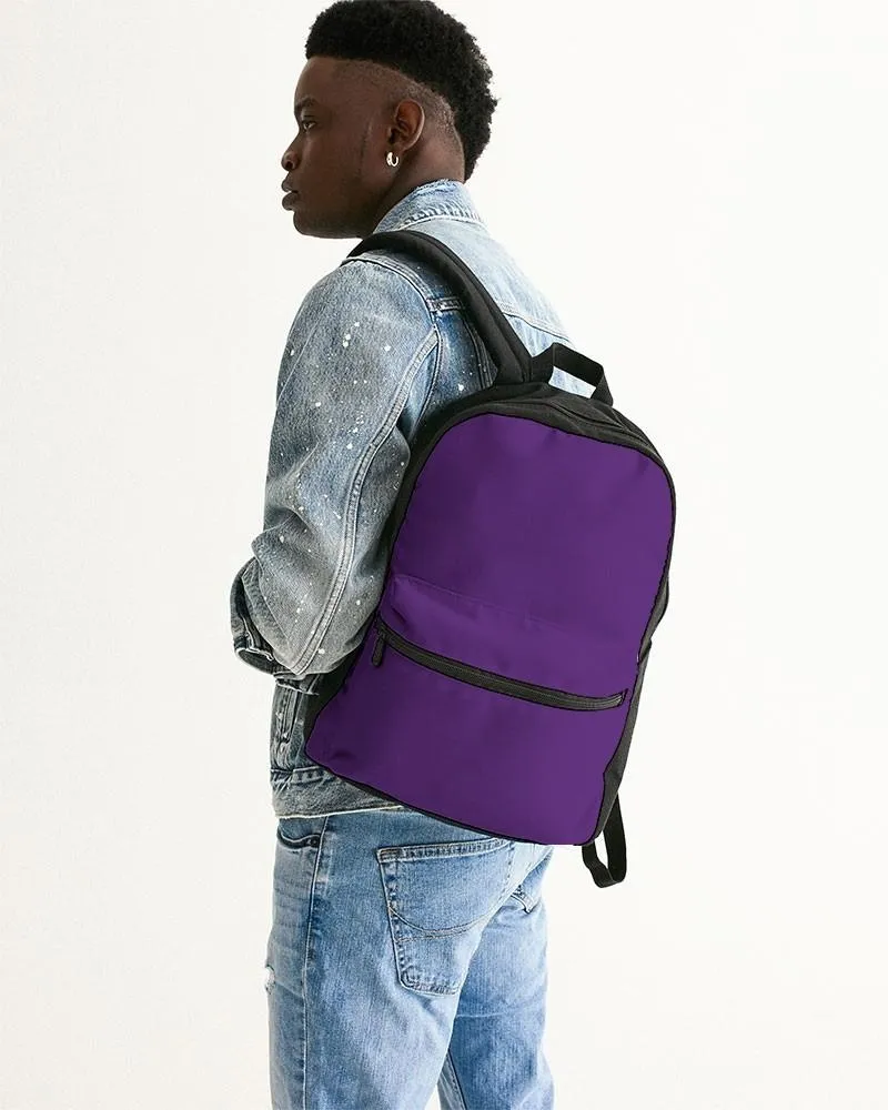 Shaded Violet Canvas Backpack | C75M100Y0K30