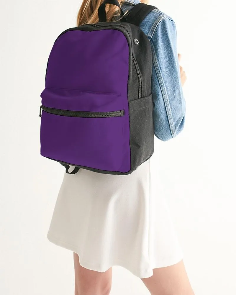 Shaded Violet Canvas Backpack | C75M100Y0K30